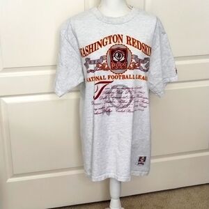 Washington Redskins Vintage Nutmeg Mills single stitch Tee USA short sleeve